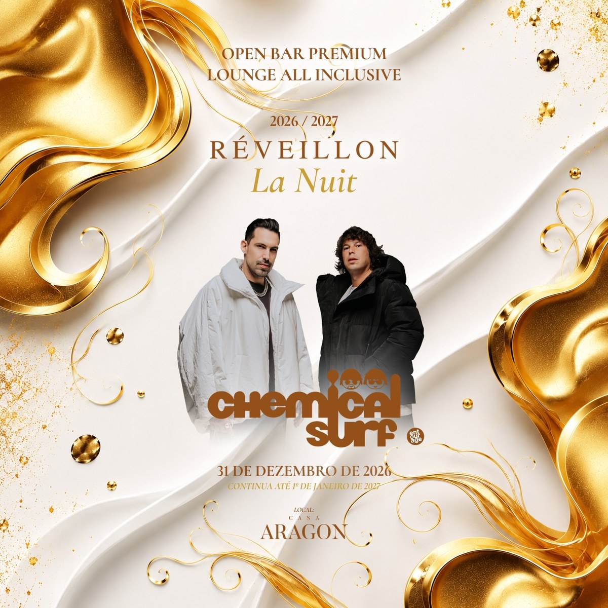 Flyer do Réveillon La Nuit 2027
