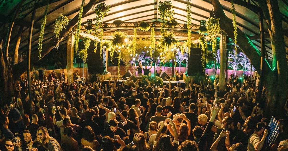 Réveillon Utopic Festival — estrutura do Bosque Esperia, em São Paulo